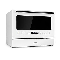 Klarstein Azuria, mosogatógép, EEK A+, 6 teríték, üveg elülső oldal, fehér 