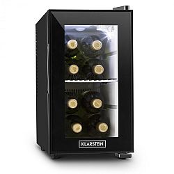 Klarstein Beerlocker S, fekete, mini hűtőszekrény, 21 liter, A+ energiahatékonysági osztály