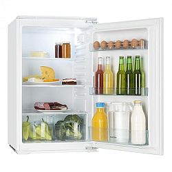 Klarstein Coolzone 130, fehér, beépített hűtőgép, A+, 130 l, 54 x 88 x 55 cm