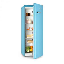 Klarstein Irene XL, hűtőszekrény, 242 l, retró dizájn, 4 polc, A+, kék