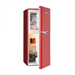 Klarstein Monroe L hűtőszekrény fagyasztóval, 70l/38l, retró dizájn, piros