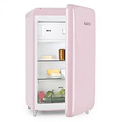 Klarstein PopArt Pink retro hűtőgép A++, 108 l / 13 l fagyasztó, rózsaszín