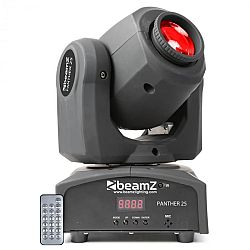 Beamz Panther 25 LED Spot Movinghead fényhatás, 7 gobo minta, 7 szín, távirányító