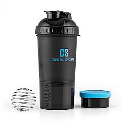 Capital Sports Shakster, fekete, 600 ml, shaker protein italokra