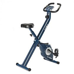 Klarfit Azura X-Bike szobakerékpár, max. 100 kg, pulzusmérő, összecsukható, 3 kg, kék