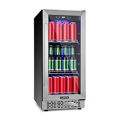 Klarstein Beerlager 88, hűtőszekrény, 88 l, 33 palack, A energiahatékonysági osztály, rozsdamentes acél, fekete