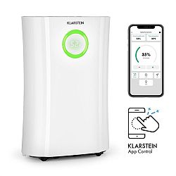 Klarstein DryFy Pro Connect, páramentesítő, WiFi, kompressziós, 20 l / nap, 20 m², 370 W, fehér
