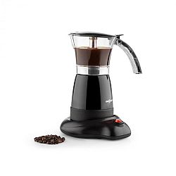 OneConcept Funpresso espresso kávéfőző, elektromos, 6 csésze, 300 ml, fekete