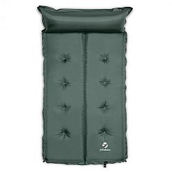 Yukatana Goodbreak 3, 3cm, zöld, dupla felfújható habszivacs, matrac, önfelfújó, fejrész
