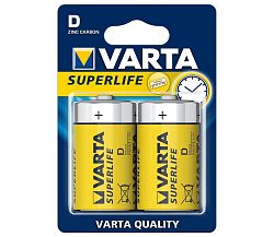 Varta Varta 2020 - 2 db cink-szén elem SUPERLIFE D 1,5V