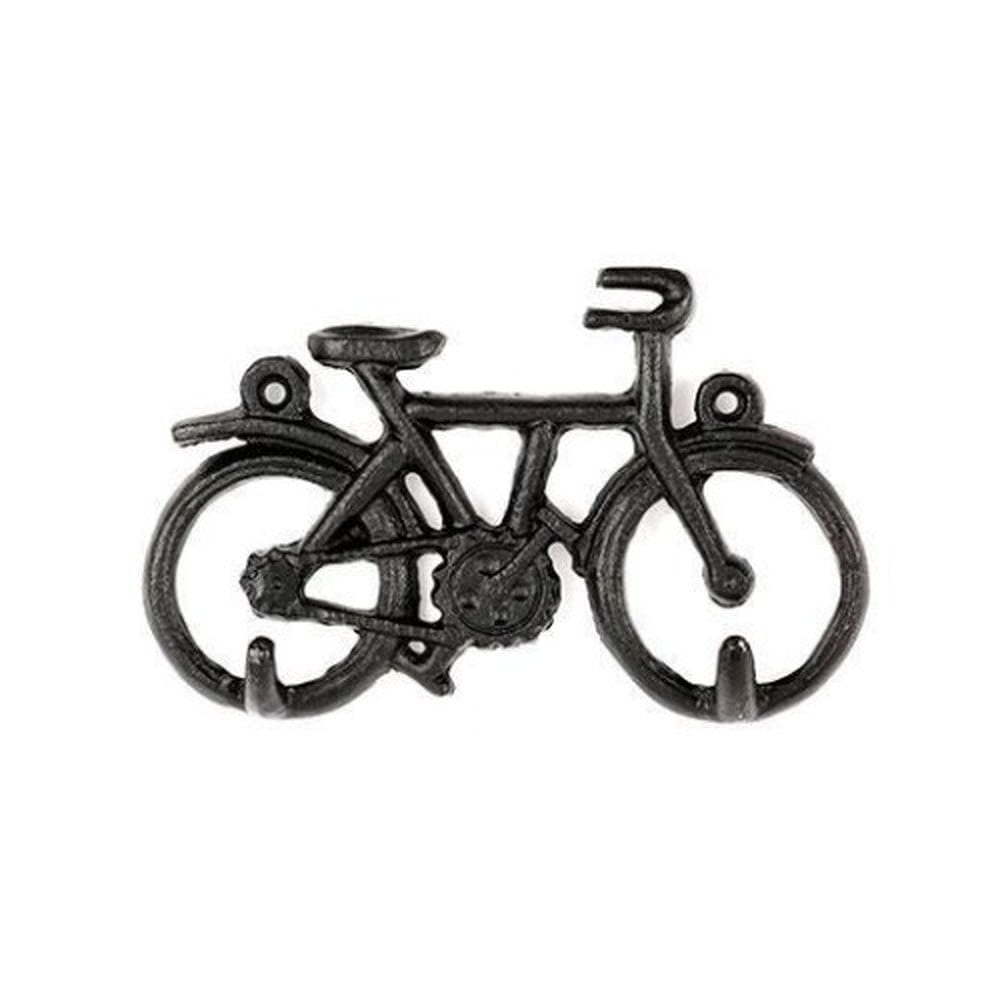 Bike bicikli formájú fekete fali akasztó Kikkerland