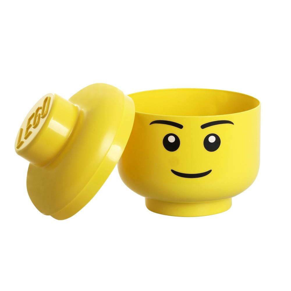 Fiú minifigura fejformájú tároló, Ø 16,3 cm - LEGO®