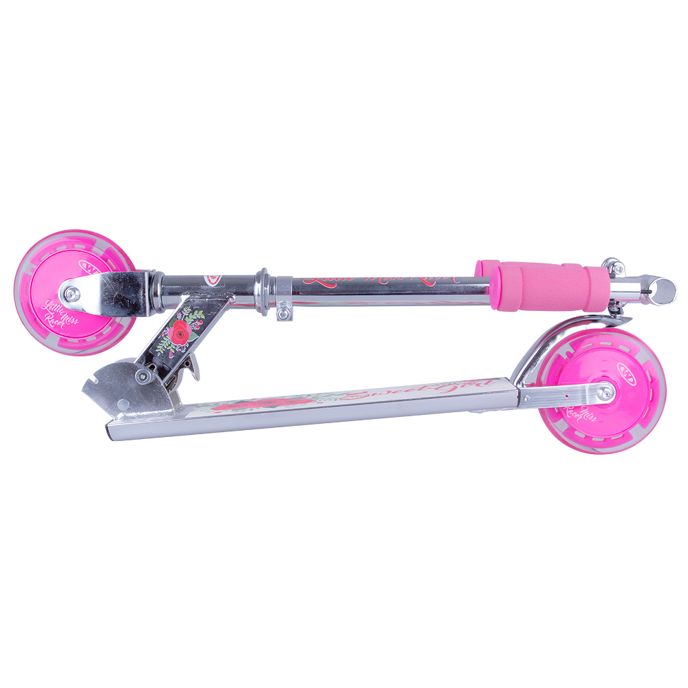 Összecsukható roller WORKER Racer Sweet Girl világító kerekekkel